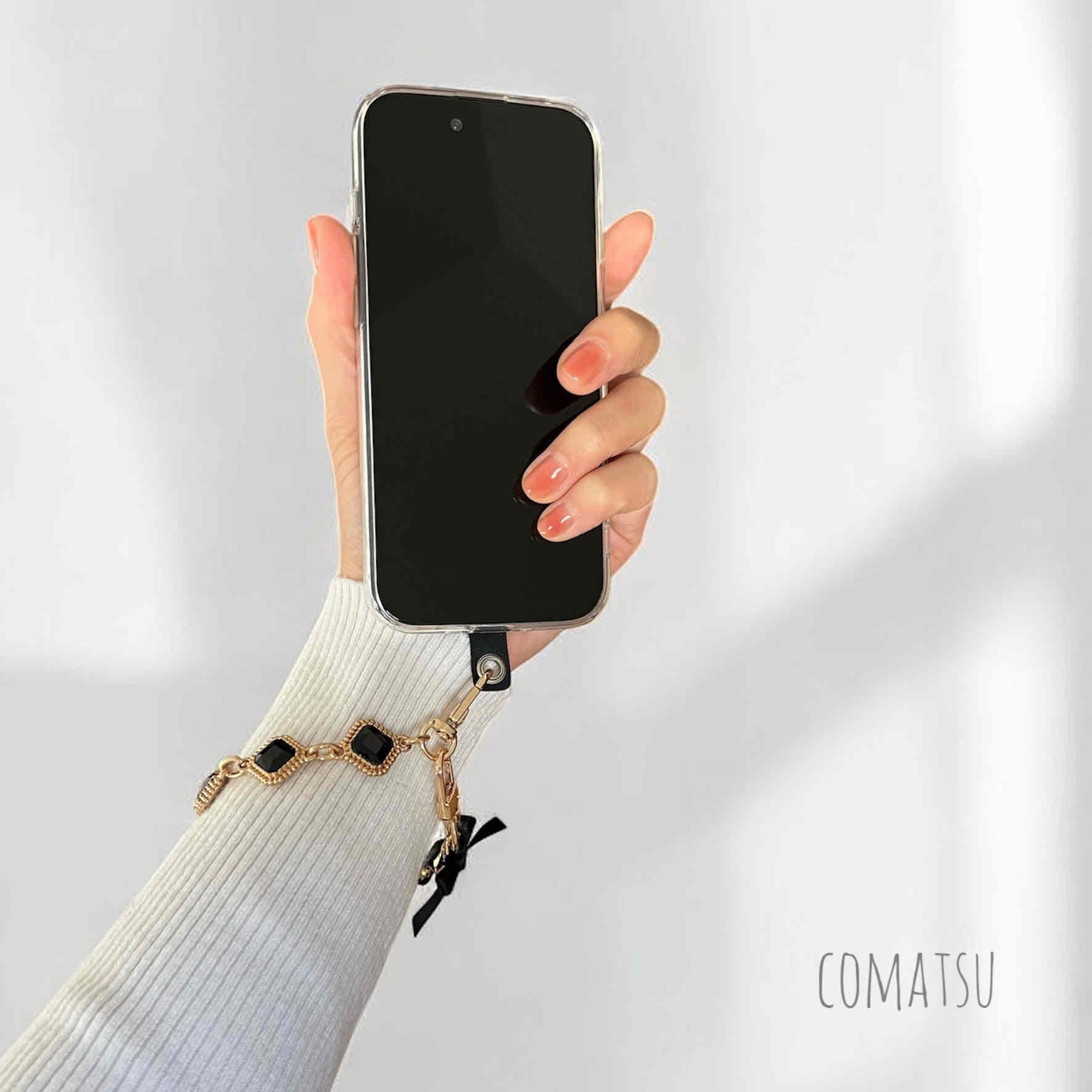 キラキラcharmmyりぼん ハンドストラップ 落下防止スマホストラップ 手首 リストストラップ | 11枚目